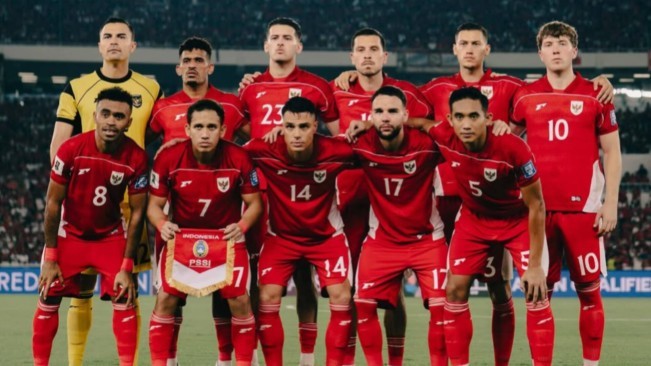 Starting Line Up Timnas IndoneIa vs China. [Instagram/@rizkyridhoramadhani]